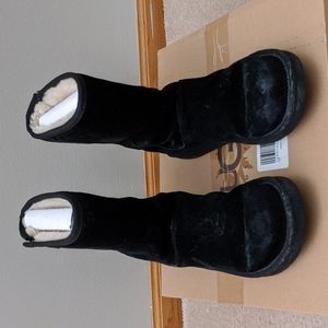 Ugg Australia Black Short Zipper Boots